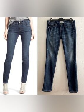 CURRENT/ELLIOTT THE SKINNY JEAN BLUE DENIM SIZE 26